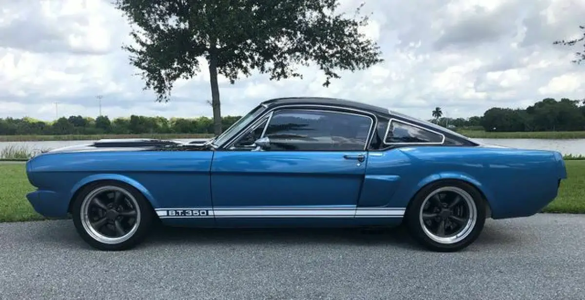 1965 ford mustang gt350 1650 miles blue