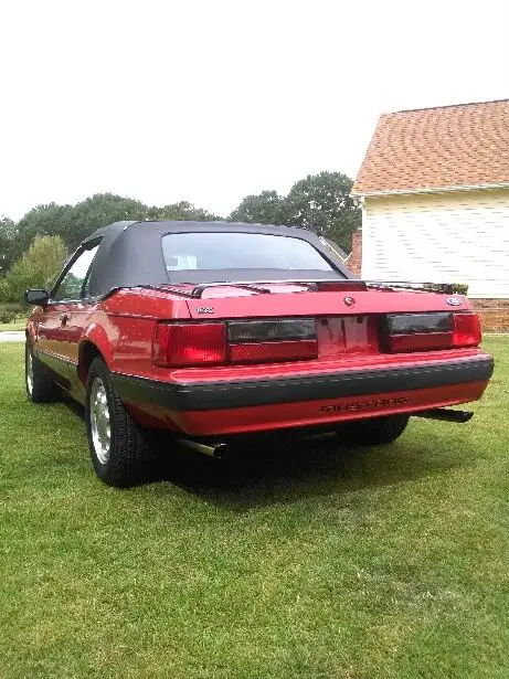 1989 ford mustang 5.0 liter lx convertible 3,373 miles 1 owner soft sealed 1989