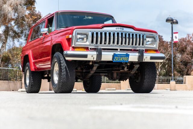 1982 jeep cherokee suv red 4wd automatic laredo