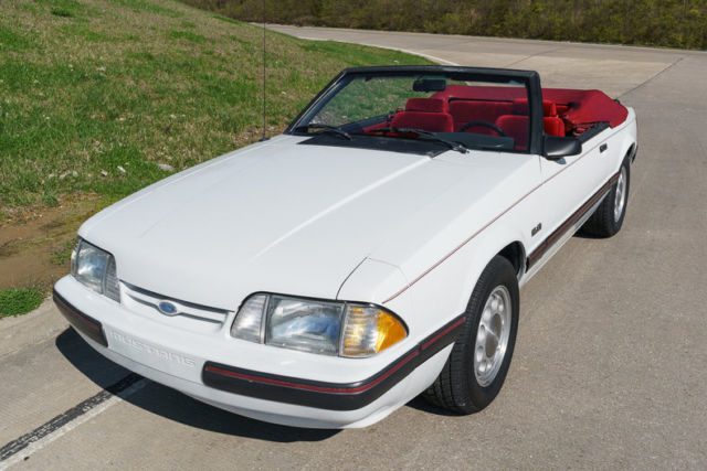 1988 ford mustang lx convertible high optioned power windows locks and top