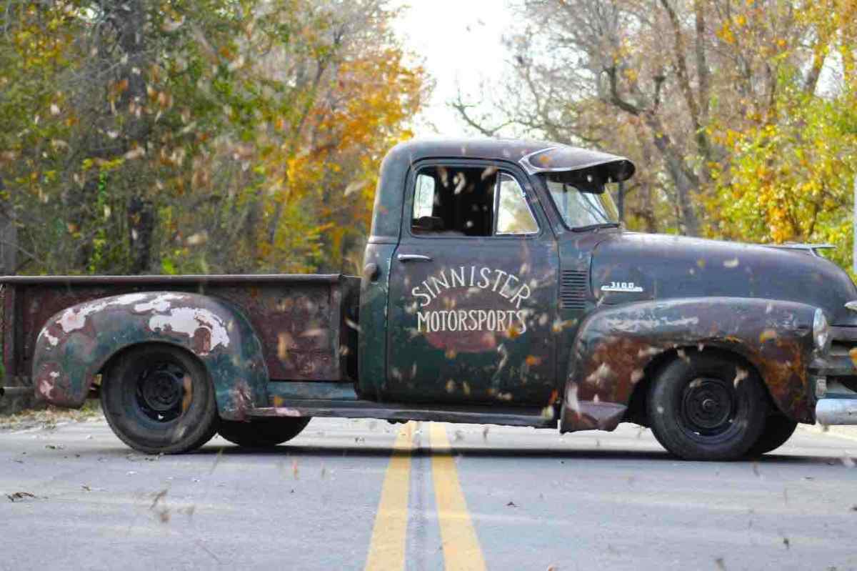 1954 chevrolet 3100 rat rod shop truck brown rwd automatic