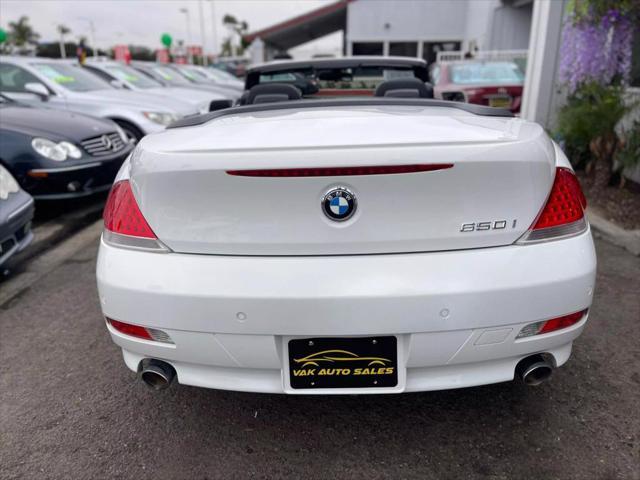 2006 bmw 650 650i convertible 2d