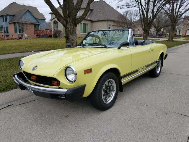 1976 fiat 124 spider 1800 rare survivor example **no reserve auction"*