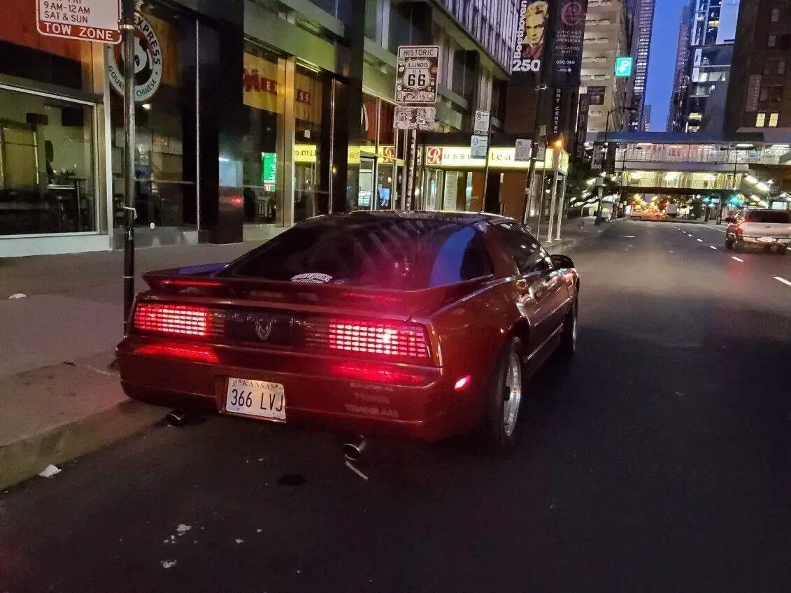 1987 pontiac firebird red trans am