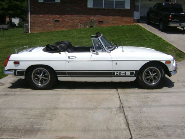mg mgb chrome bumpers - 38 year history - runs / drives well