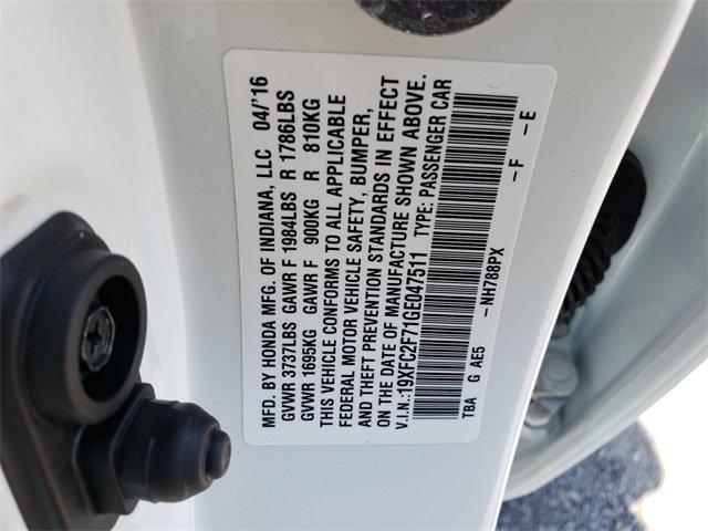 used 2016 honda civic ex sedan little rock, ar 72210 for sale in little rock, arkansas
