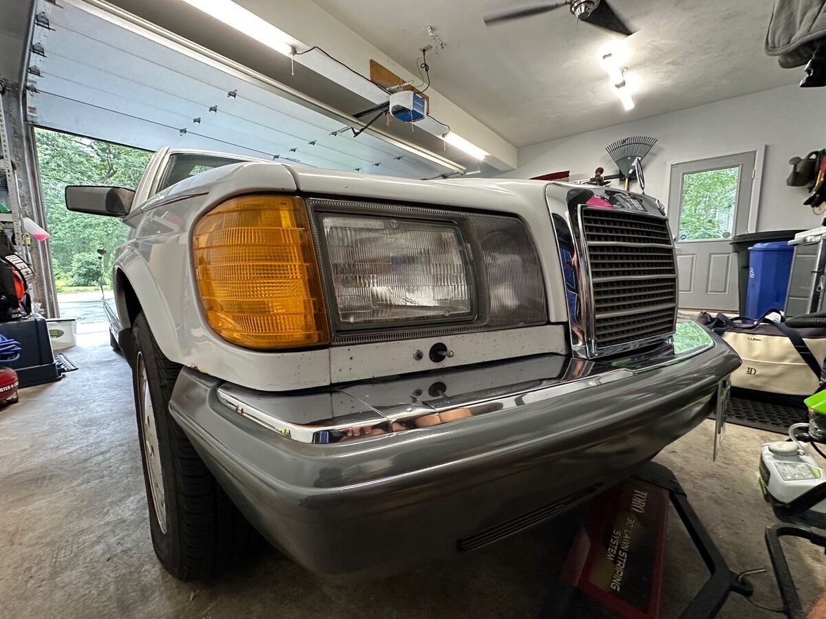 1986 mercedes-benz s-class sedan grey rwd automatic sel