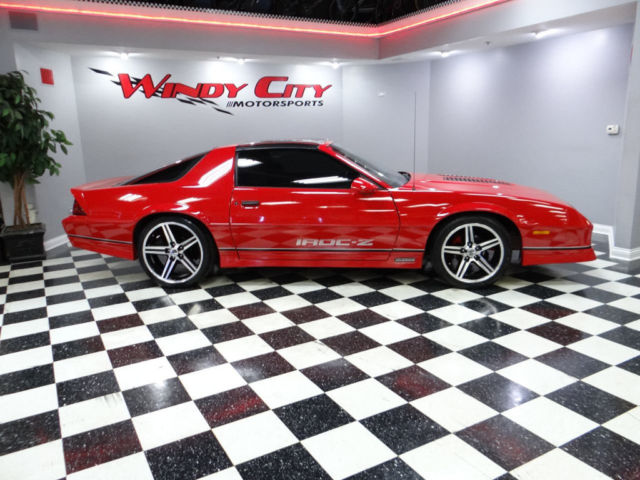87 chevy camaro iroc-z coupe 500hp pro street lt-1 385 5-speed t-tops must see!