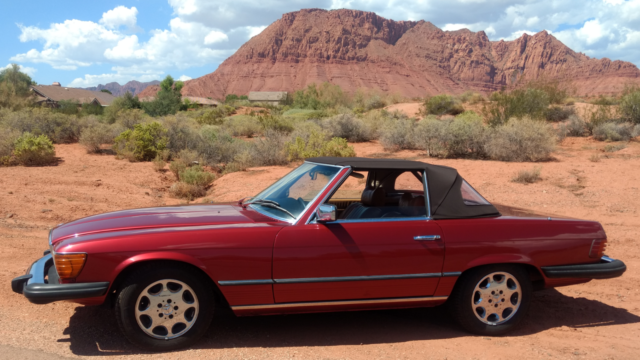 1981 merc-benz 380 sl convertible roadster 2d completely restored - no reserve