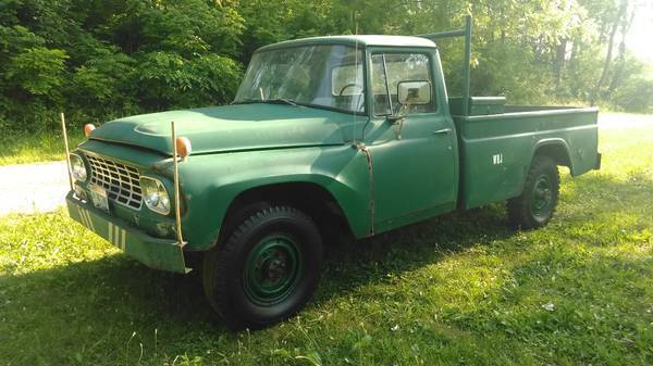 1963 international c120 4x4 pick up truck fleetside runs good