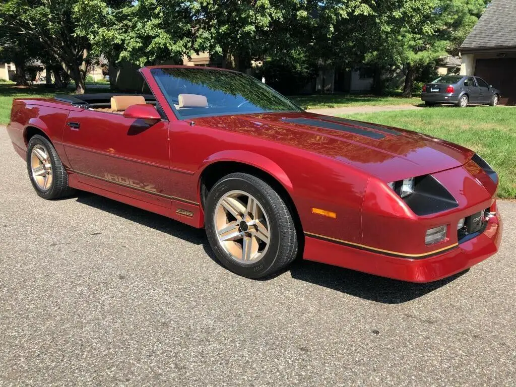 1987 chevrolet camaro iroc-z 20th anniv. 305v8 5/speed 18,000 mi. only 744 made