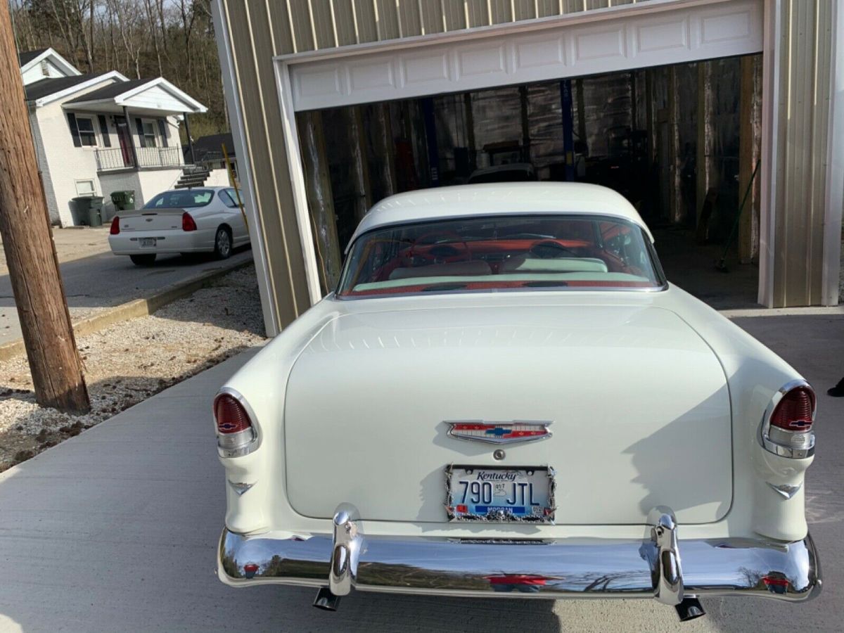 55 bel air hard top no post