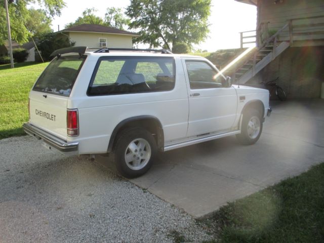 1987 chevy s-10 blazer 1 owner original