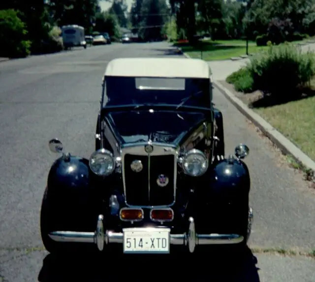 1952 rmg td replica black convertible