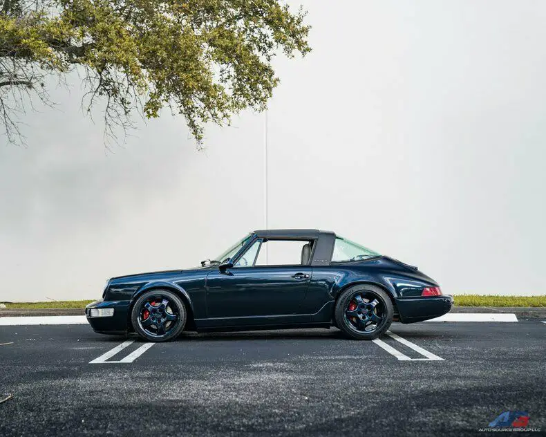 1991 porsche 911 63,212 miles midnight blue metallic 5 speed manual