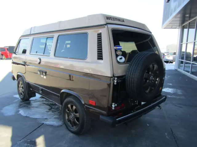 1984 volkswagen vanagon wolfsburg edition westfalia pop up top camper