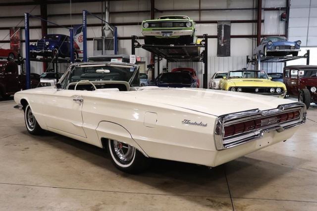 1966 ford thunderbird 15053 miles wimbledon white convertible 390 v8 automatic