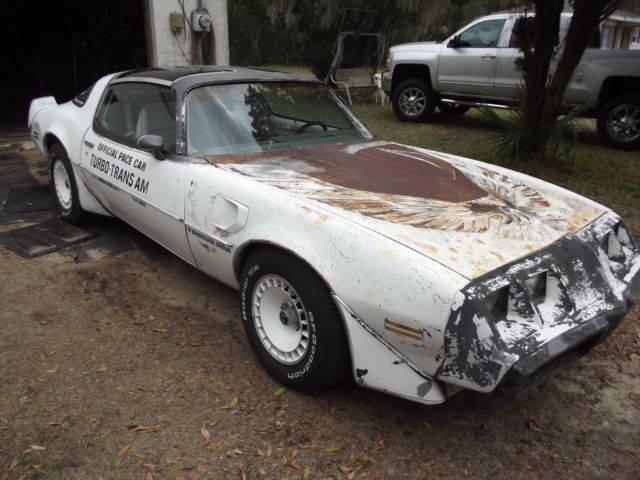 1980 pontiac trans am turbo pace car numbers matching only 5700 made