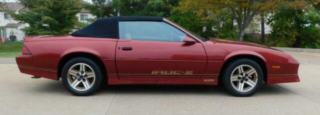 1987 chevrolet camro iroc z 20th anniversary ed. 18,325 miles 1 of 744 produced