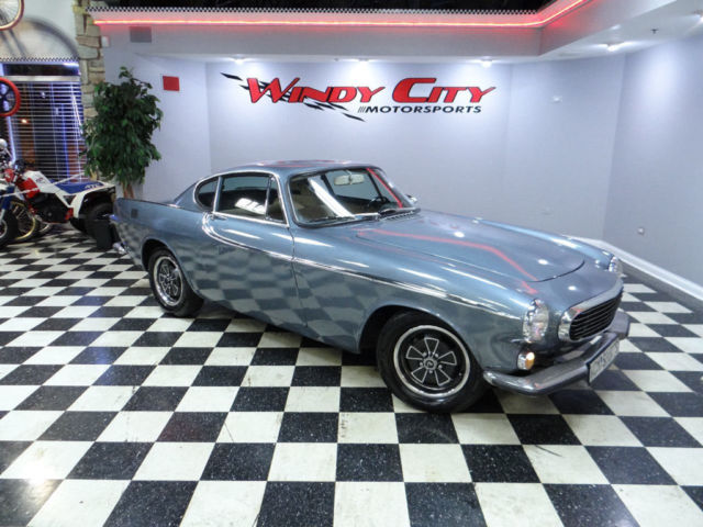 volvo p1800e coupe 4-speed manual low miles original clover rims very solid