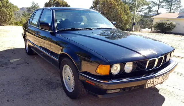 1990 bmw 735i - triple black low mileage beauty! hard to find e32 this condition