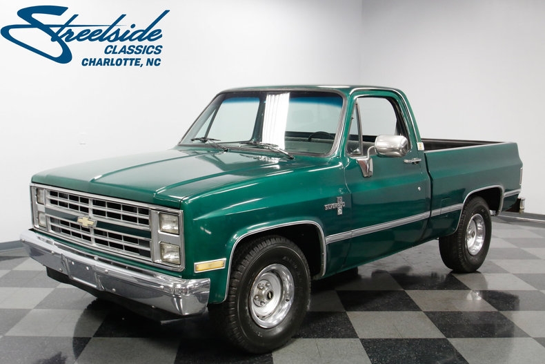 1983 chevrolet c10 28953 miles green pickup truck 305 v8 3 speed automatic