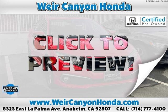 2019 honda civic ex
