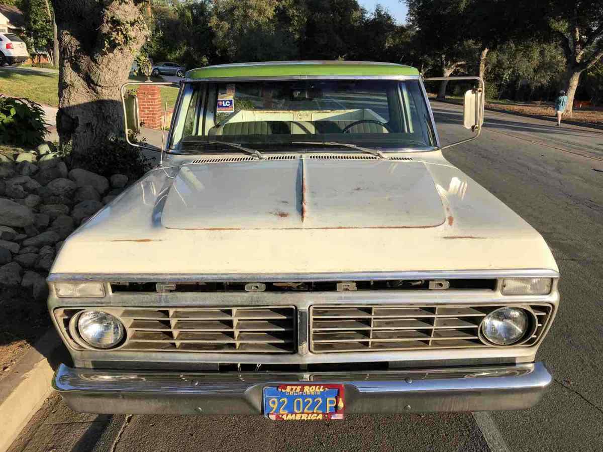 1973 ford f350 ranger xlt pickup green rwd automatic ranger xlt