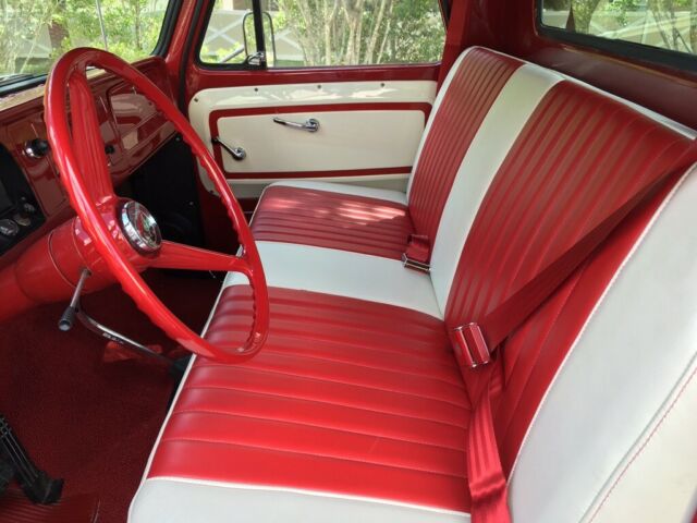 1965 chevy classic truck. fully restored, 6 cylinder motor, 4 speed , new brakes