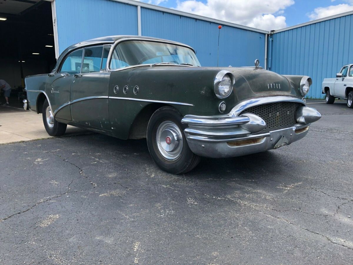 55 buick special 4-door rat rod driver super solid california car