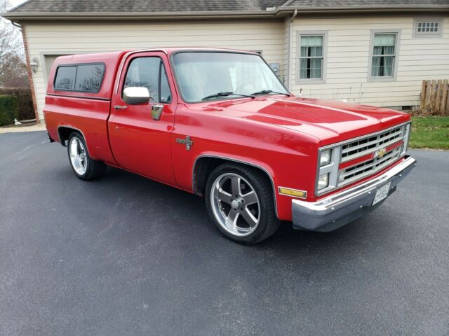 1987 chevrolet r10 c10 silverado shortbed lowered 20 inch us mags never rusty