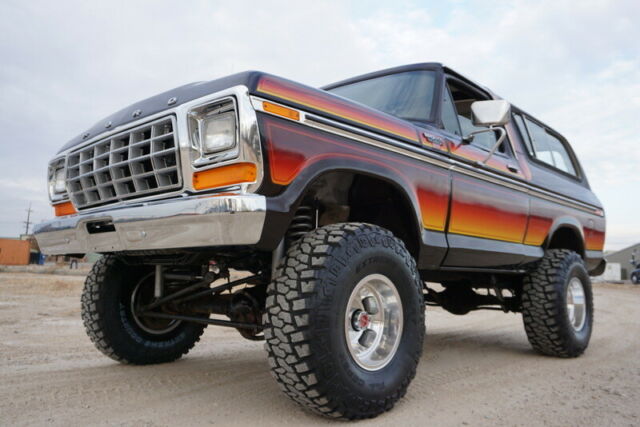 rare 1979 ford bronco ranger xlt 4x4, trailer special edition, factory ac