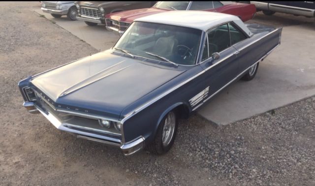1966 chrysler 300 coupe (blue)