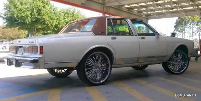 custom 1986 chevy caprice brougham new 5.7l 350 truck motor ostrich interior a/c
