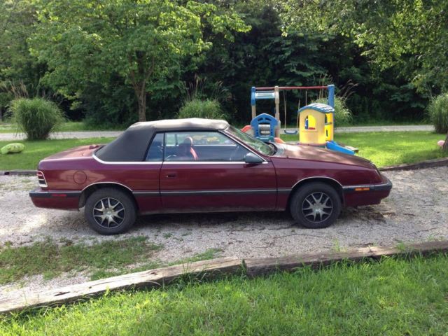 nice florida rust free chrysler lebaron convertible no reserve