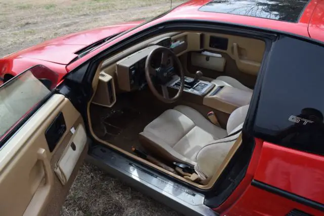 1986 pontiac fiero gt 2.8l all original #'s matching car
