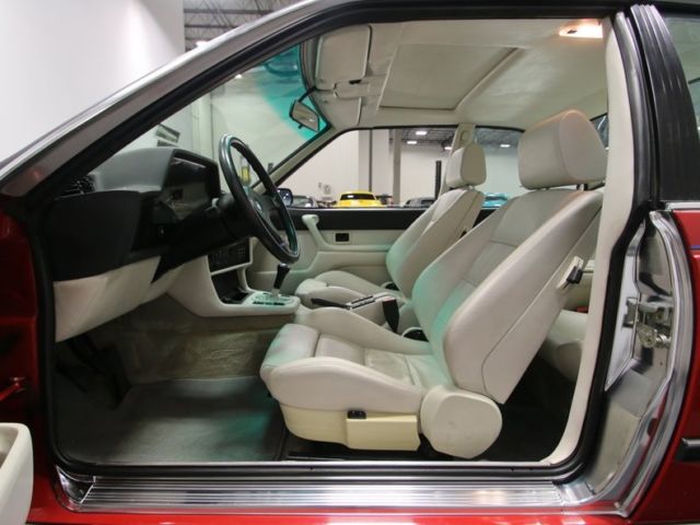 1987 bmw m6 42516 miles red coupe 3.5 inline 6 5 speed manual