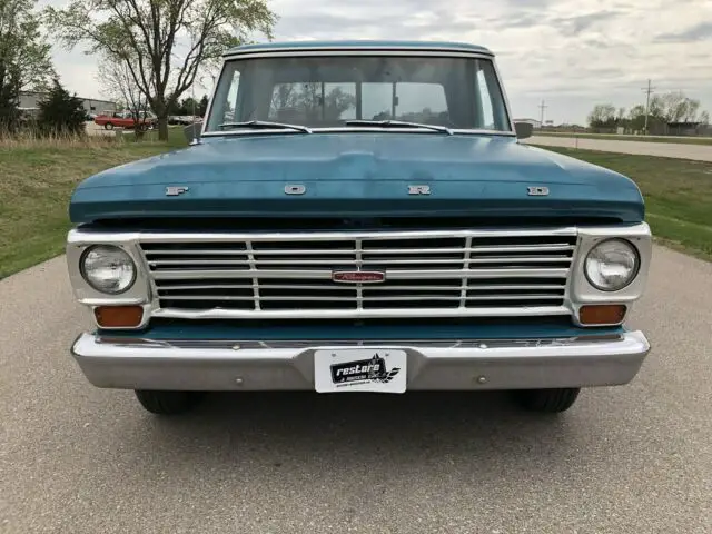 1968 ford f100 - fe - 390ci v8 automatic, blue, very clean