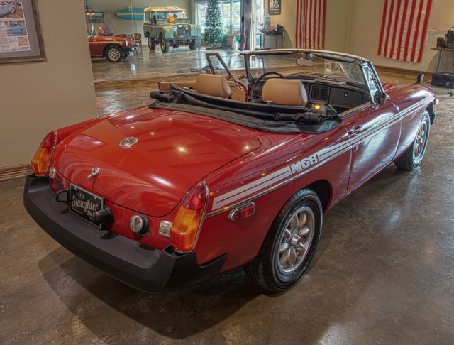 1979 mgb convertible, 16,000 original miles! cold a/c, runs & drives beautifully