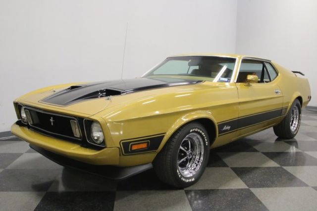 1973 ford mustang mach 1 fastback 351 v8 3 speed automatic classic vintage colle