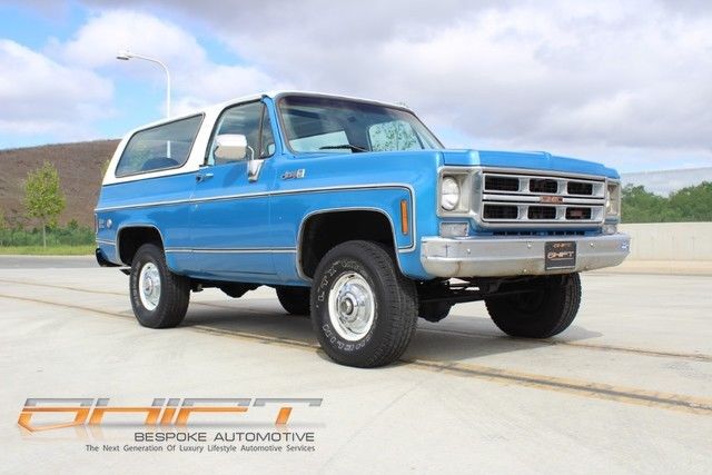 make offer, preservation survivor gmc jimmy. chevrolet blazer k5 convertible