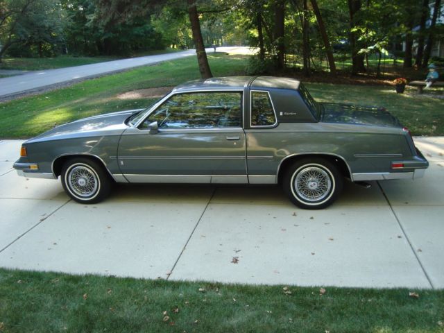 1987 oldsmobile cutlass supreme brougham,survivor,rare, 2dr 5.0, 442,v8,gray