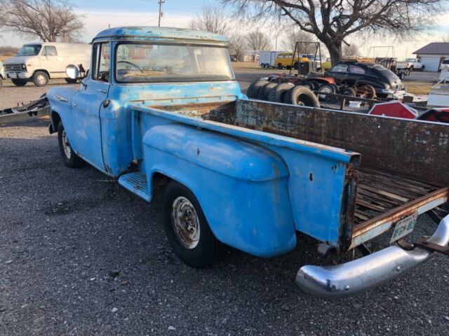 1957 chevy gmc pickup truck big window back glass builder 3200 long bed