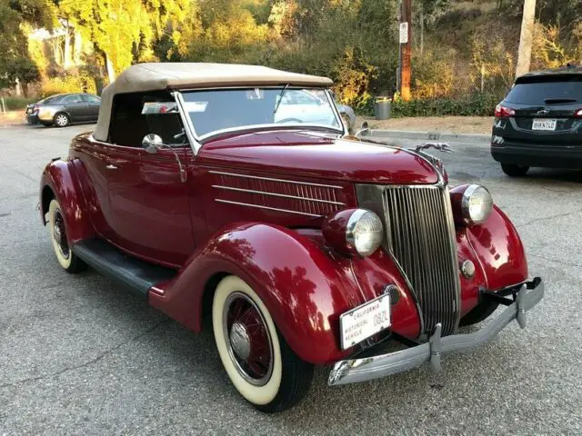 1936 ford roadster convertible with rumble seat
