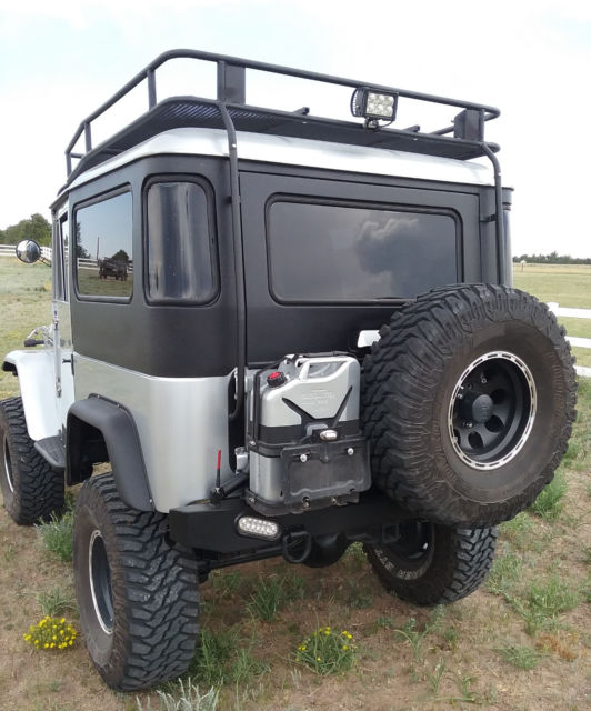 1967 fj40 toyota land cruiser rare rack winch eagle alloys rhino lined overslung