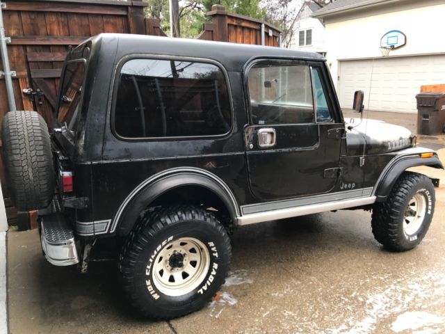 1984 jeep cj-7 laredo all original great restoration candidate nice patina cj7