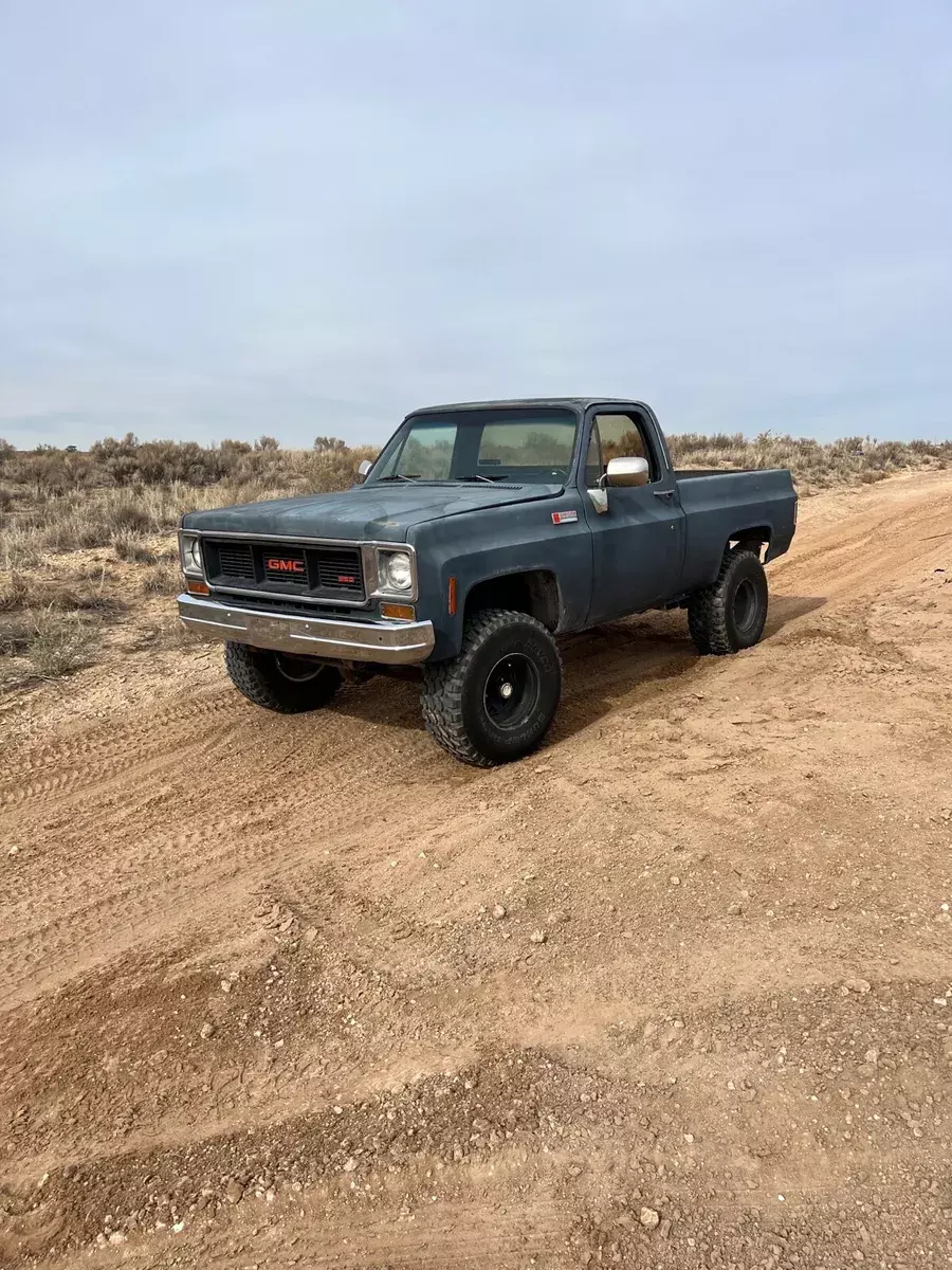 1973 gmc pickup pickup grey 4wd manual k15