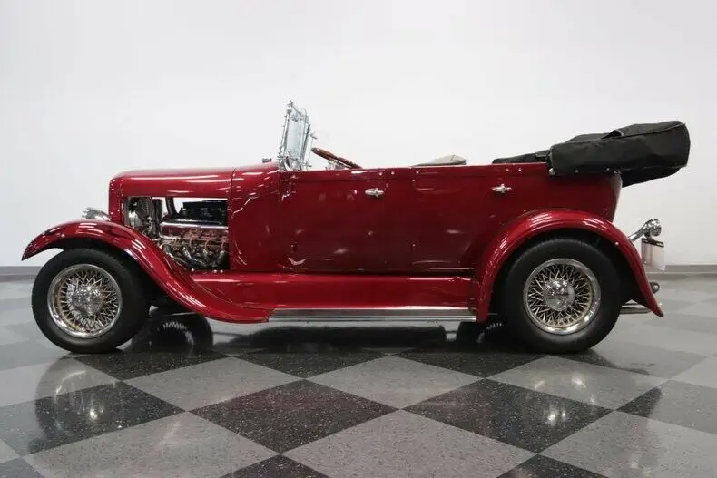 v8 big block auto classic vintage collector steel custom upgraded receipts maroo
