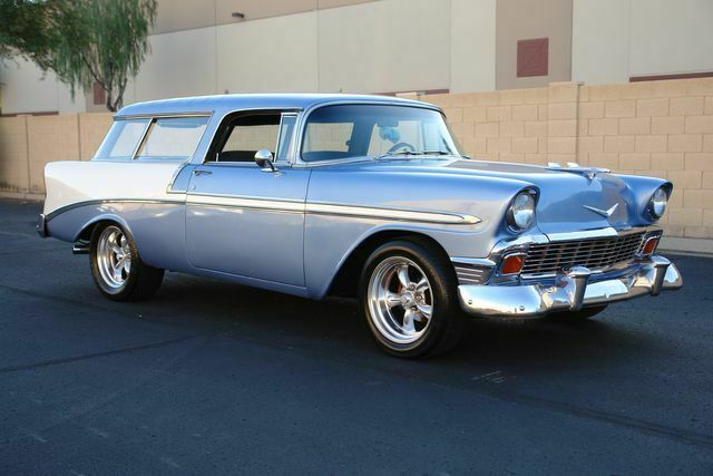 1956 chevrolet nomad, blue with 1183 miles available now!