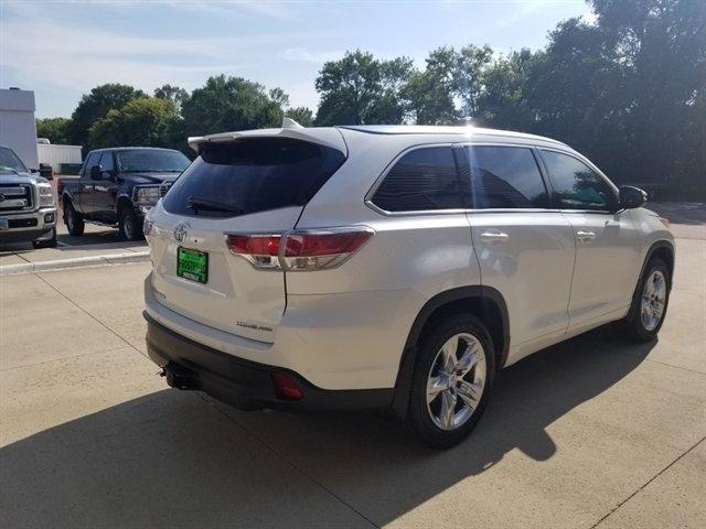 used 2015 toyota highlander awd limited v6 south madison, sd 57042 for sale in junius, south dakota